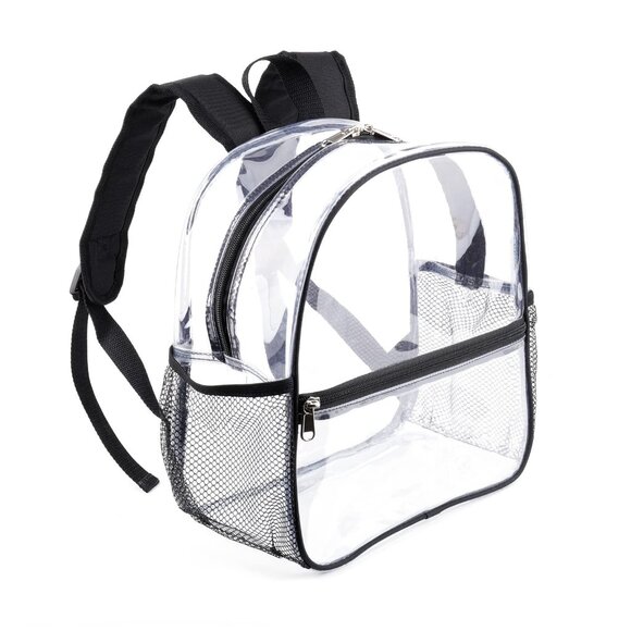 Fomaris Handbags - Mini Clear Backpack Stadium Approved Small Clear Sports Concerts Bag